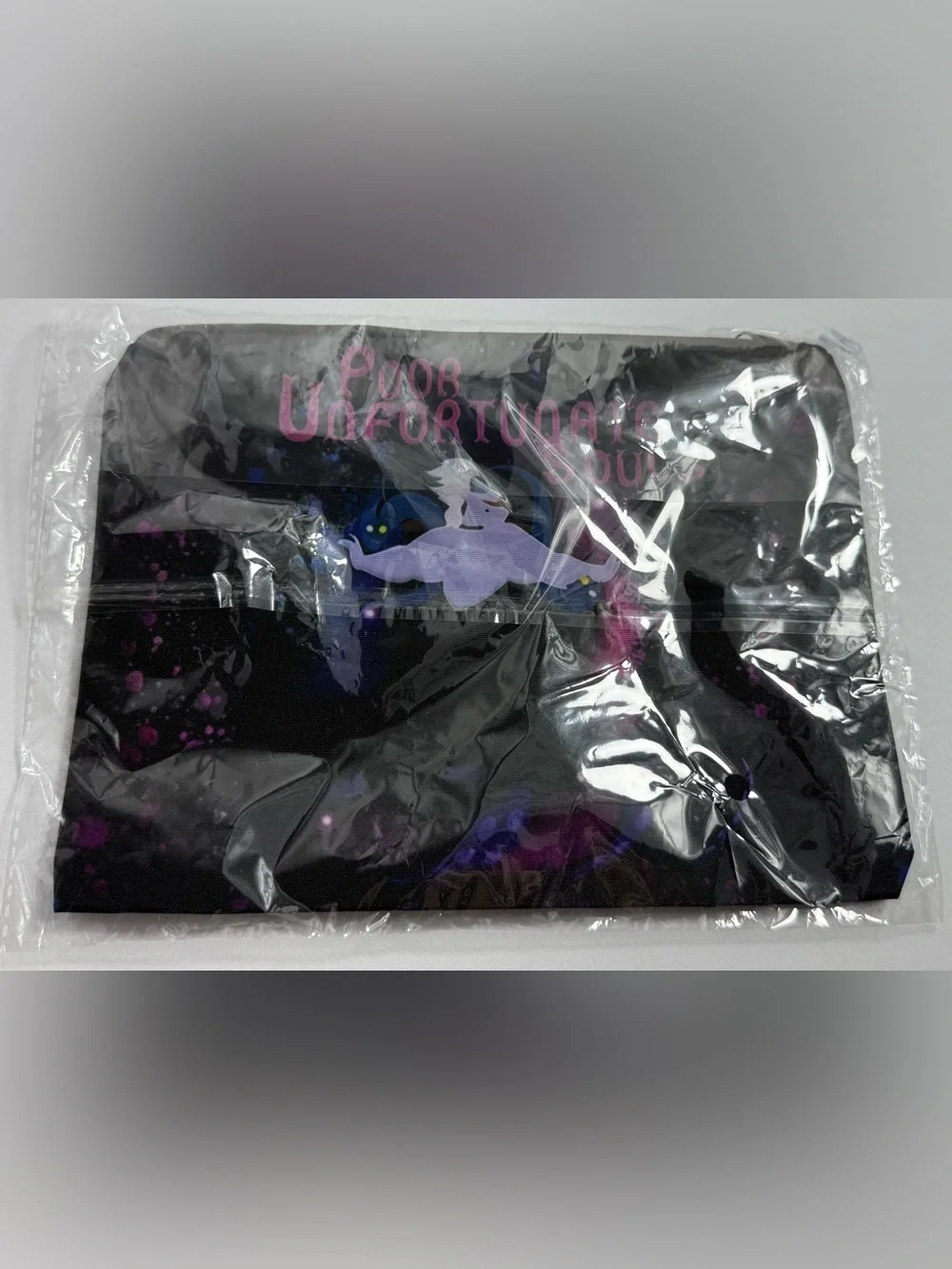 NWT-Ursula Poor Unfortunate Souls Double-Sided Artwork Cosmetic Make-Up Bag